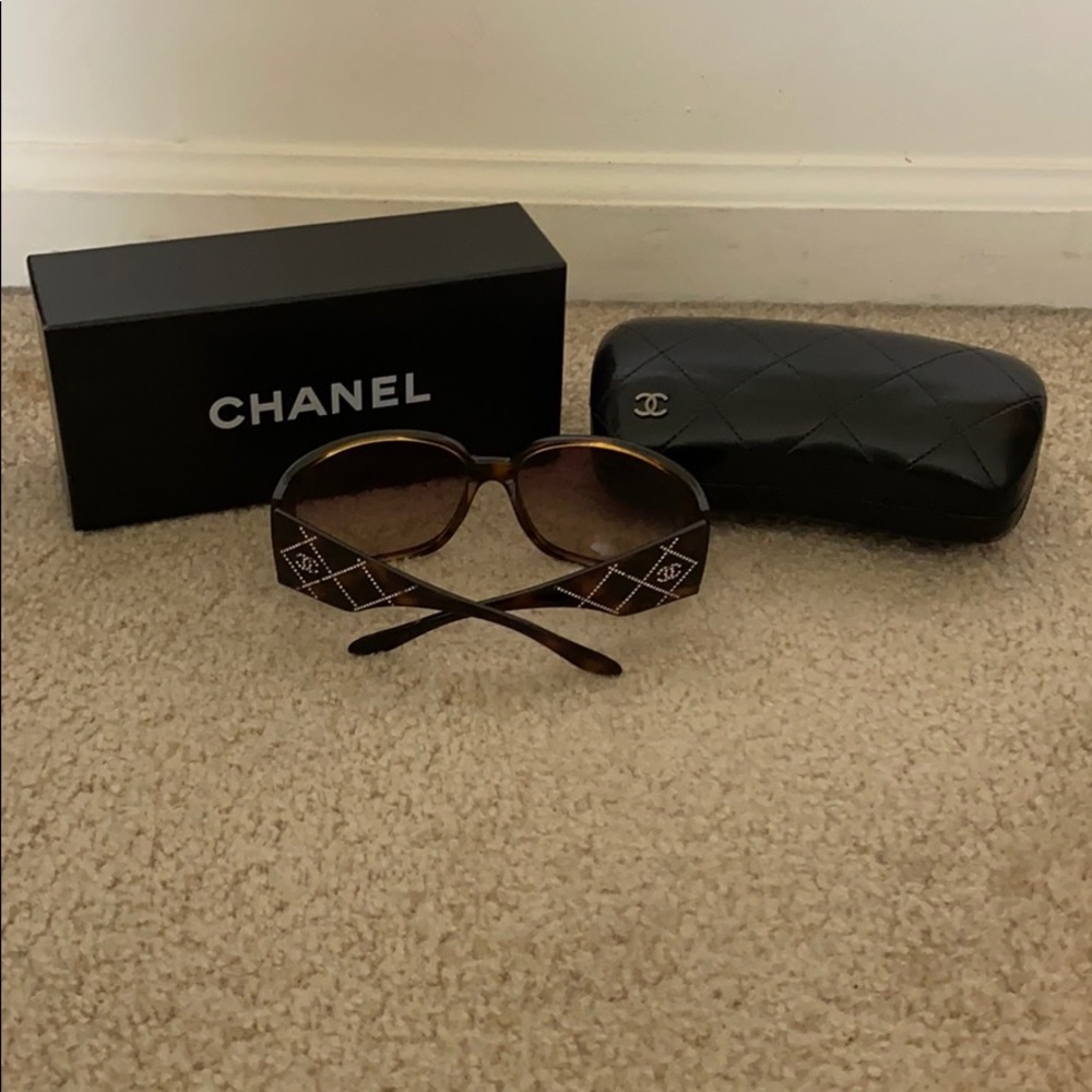 Chanel Sunglasses with Swarovski Crystals
